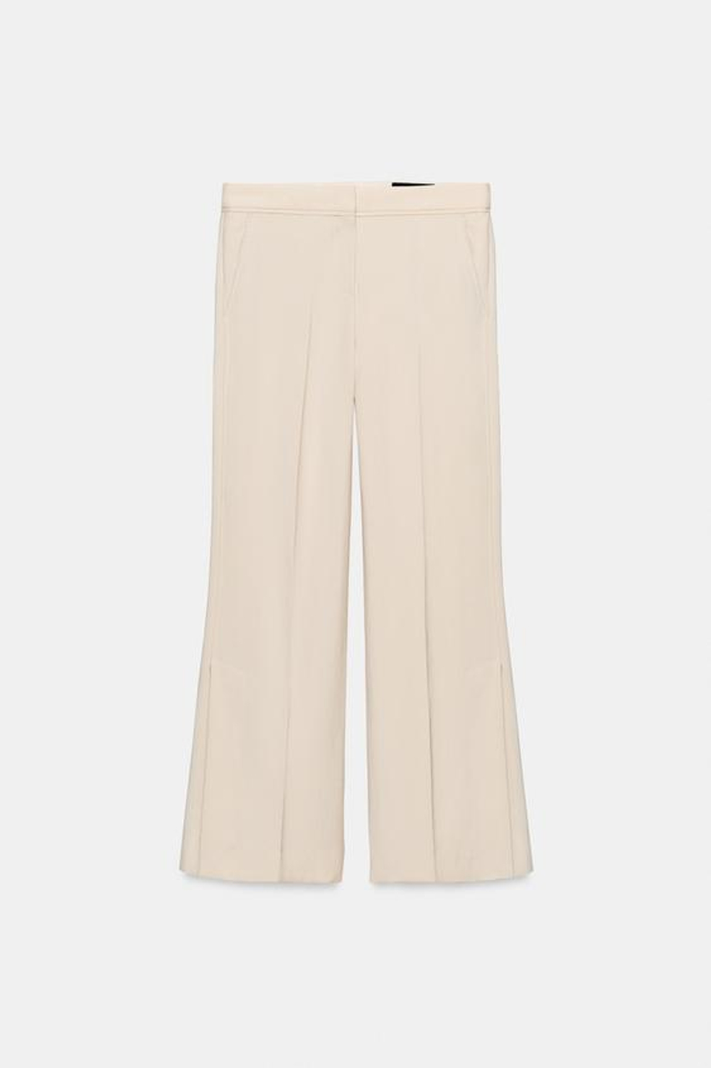 ZARA БРЮКИ WIDE-LEG — ZW COLLECTION, СЛОНОВАЯ КОСТЬ