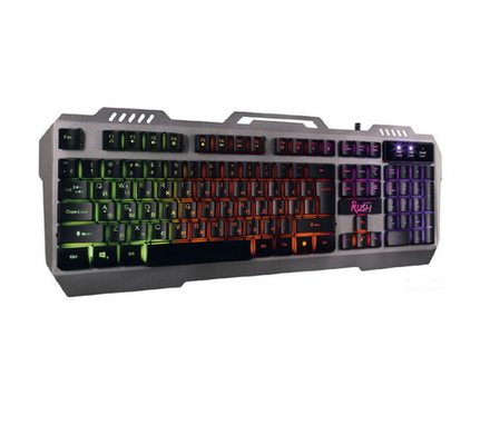 Клавиатура игровая мультимедийная Smartbuy RUSH Metal Heart 354 USB (черная)