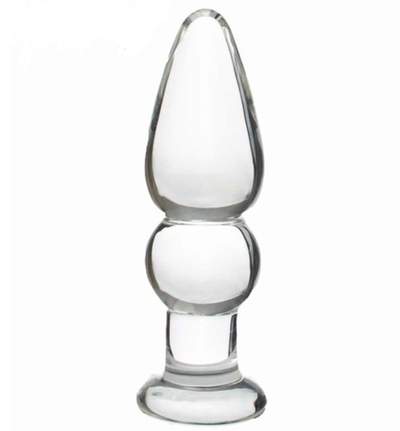 Анальная втулка стеклянная Pyramid 12 см