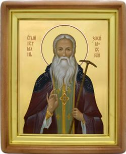 Герман Зосимовский (Гомзин) преподобный. Икона на холсте.