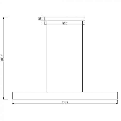 Подвесной светодиодный светильник Arte Lamp LARGO A2505SP-2BK