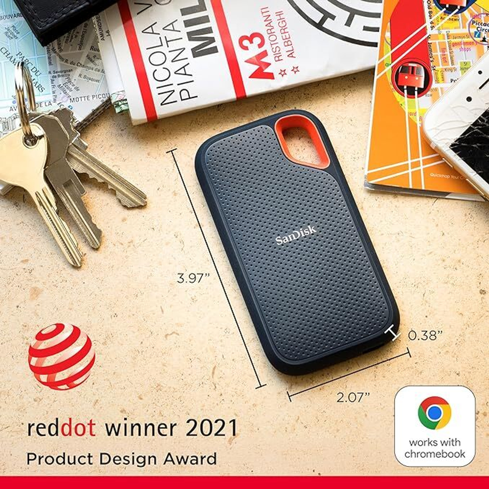 Внешний SSD SanDisk Extreme Portable SSD V2 1TB