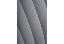 Полубарный стул Седа велюр светло-серый / черный