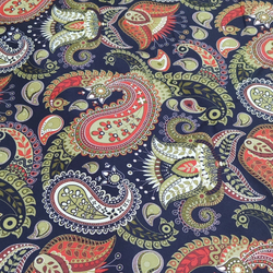 Ткань подкладочная сумочная Восточные огурцы