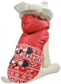 Triol BE TRENDY попона утепленная "Зимняя сказка", XS, размер 20 см, красный