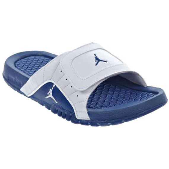 Jordan Casual Slippers 'White Blue'