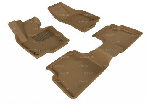 Коврики салона Sotra 3D Lux для Volkswagen Tiguan 2011- черные. Артикул ST 74-00485