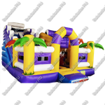 Коммерческий батут "Белый клык" с механизированной головой, размер 6*6*3,5 м