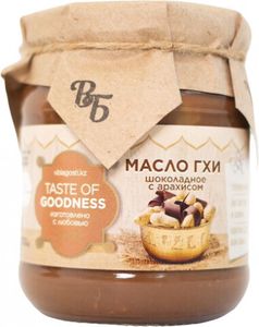 МАСЛО ТОПЛЕНОЕ ГХИ С ШОКОЛАДОМ И АРАХИСОМ 240ГР ВКУС БЛАГОСТИ