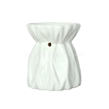 Аромалампа Вазочка узор корни цвет белый 9 см
