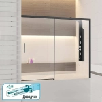Шторка для ванны RGW SC-45B 180x150