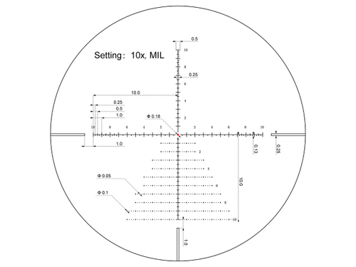 Прицел Vector Optics Veyron 3-12x44 IR, SF, MPR-V10 (MIL) (SCOM-40)