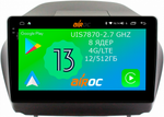 Магнитола для Hyundai iХ35, Tucson 2 2009-2015 - Airoc 2K AU-2002 на Android 13, TS20, 12/512Гб, SIM-слот