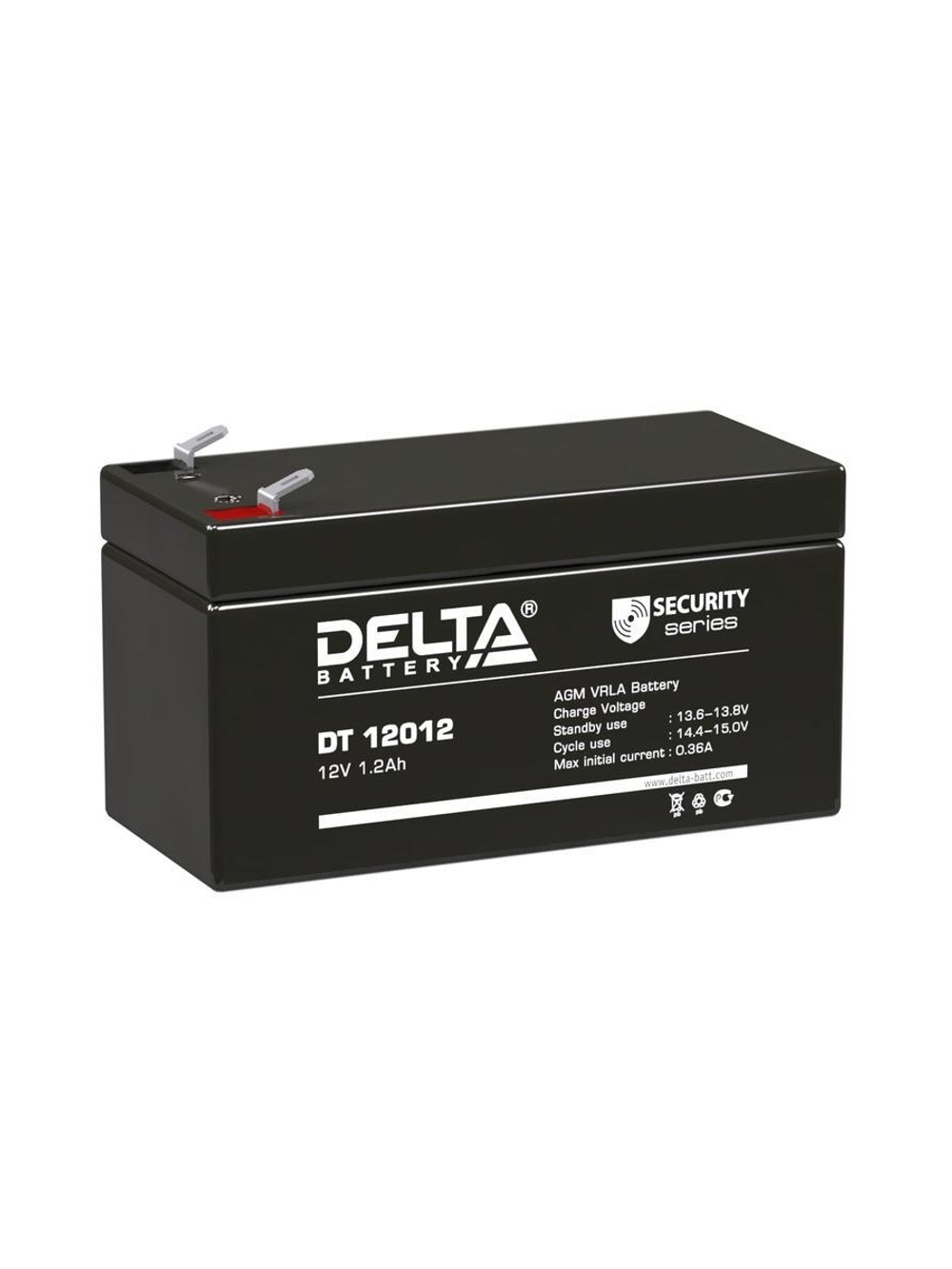 Аккумулятор ОПС 12В 1.2А.ч DT 12012 Delta 4614010040004