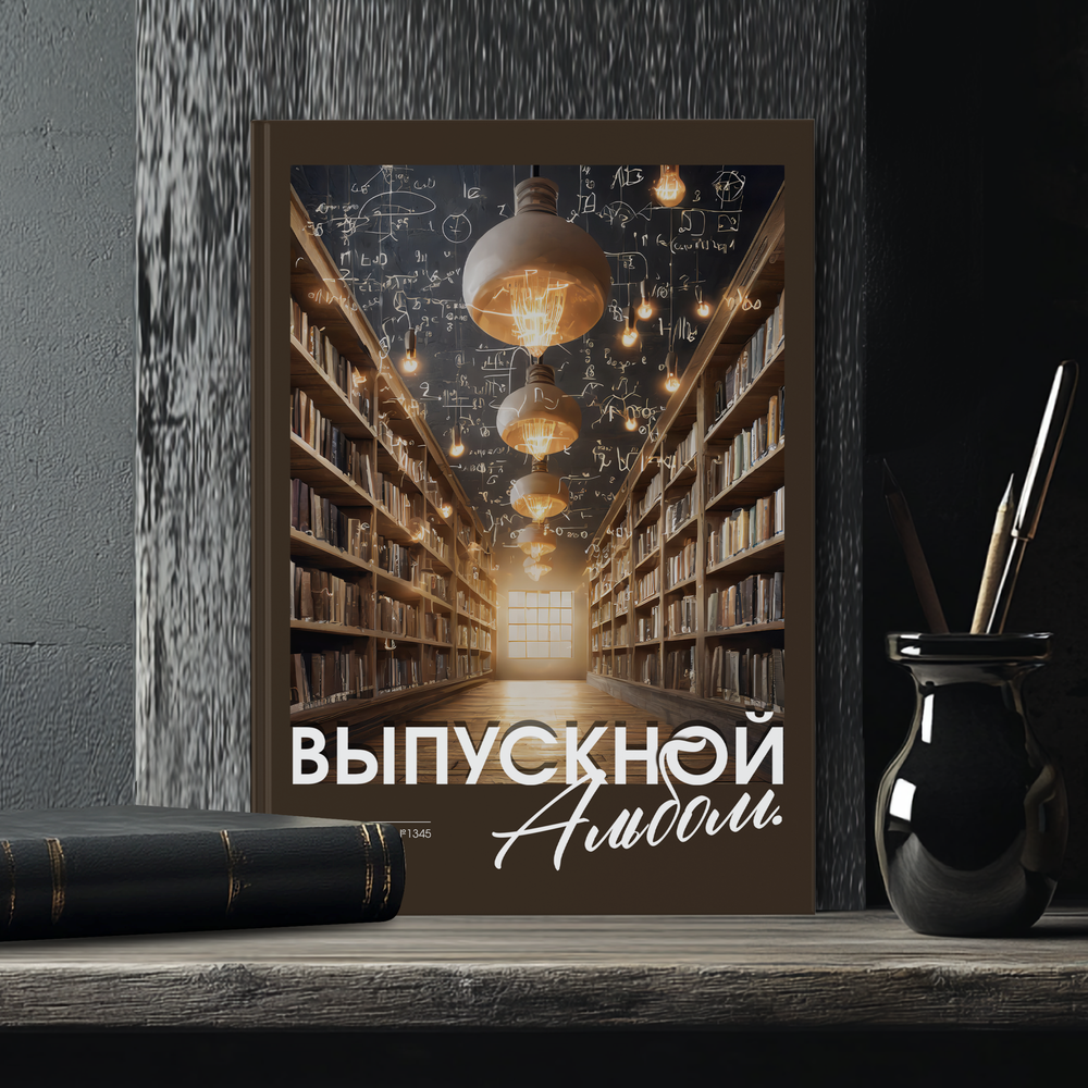 PSD-Шаблон обложки "Библиотека"