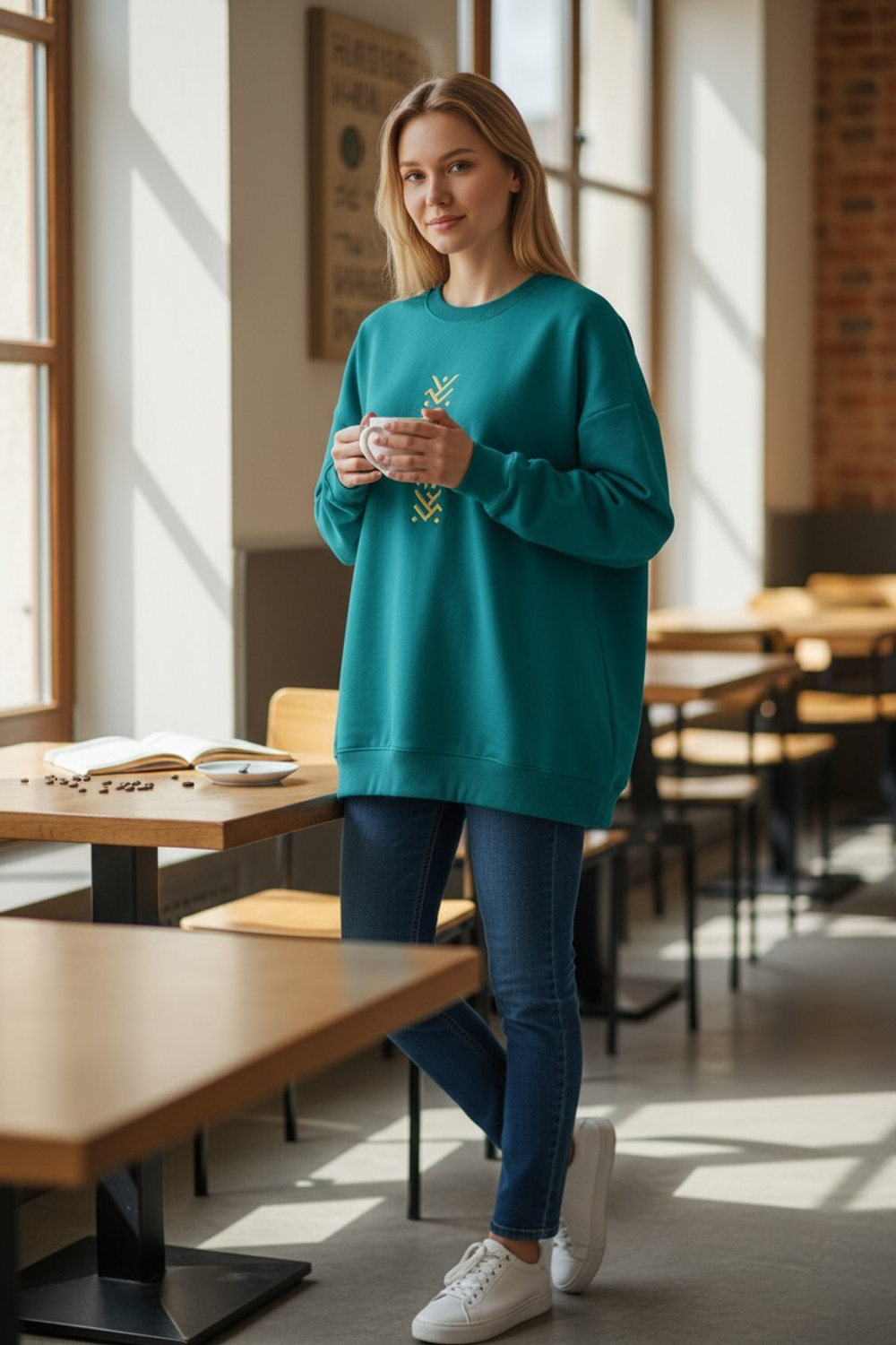 Футболка с вышивкой "Югра"