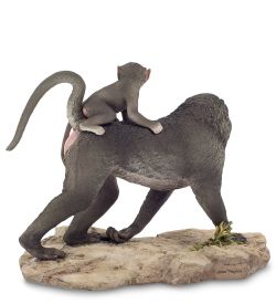 Veronese WS-710 Статуэтка «Бабуин с детенышем»