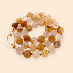 Бусы из кварца азезтулита