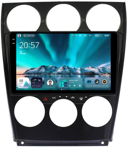 Магнитола для Mazda 6 GG 2002-2007 - Teyes CC4 монитор 9.2" 2K QLED на Android 14, Snapdragon 680, DSP, CarPlay, 4G SIM-слот