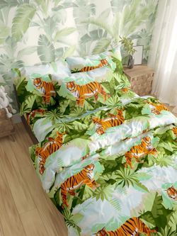Простынь Сказка "Год тигра" 150х215 см, перкаль