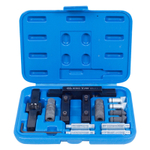 KING TONY (9BJ11) Набор для монтажа и демонтажа амортизатора из рычага подвески, 15 предметов