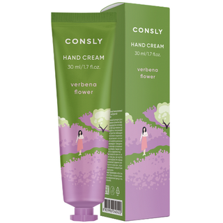 Крем для рук с экстрактом вербены CONSLY Perfume Hyaluron Verbena Hand Cream 30 мл