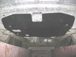 Защита ALFeco картера двигателя и кпп для Hyundai Santa Fe II 2007-2010-2012, V-все (сталь 2 мм) арт.ALF1009st