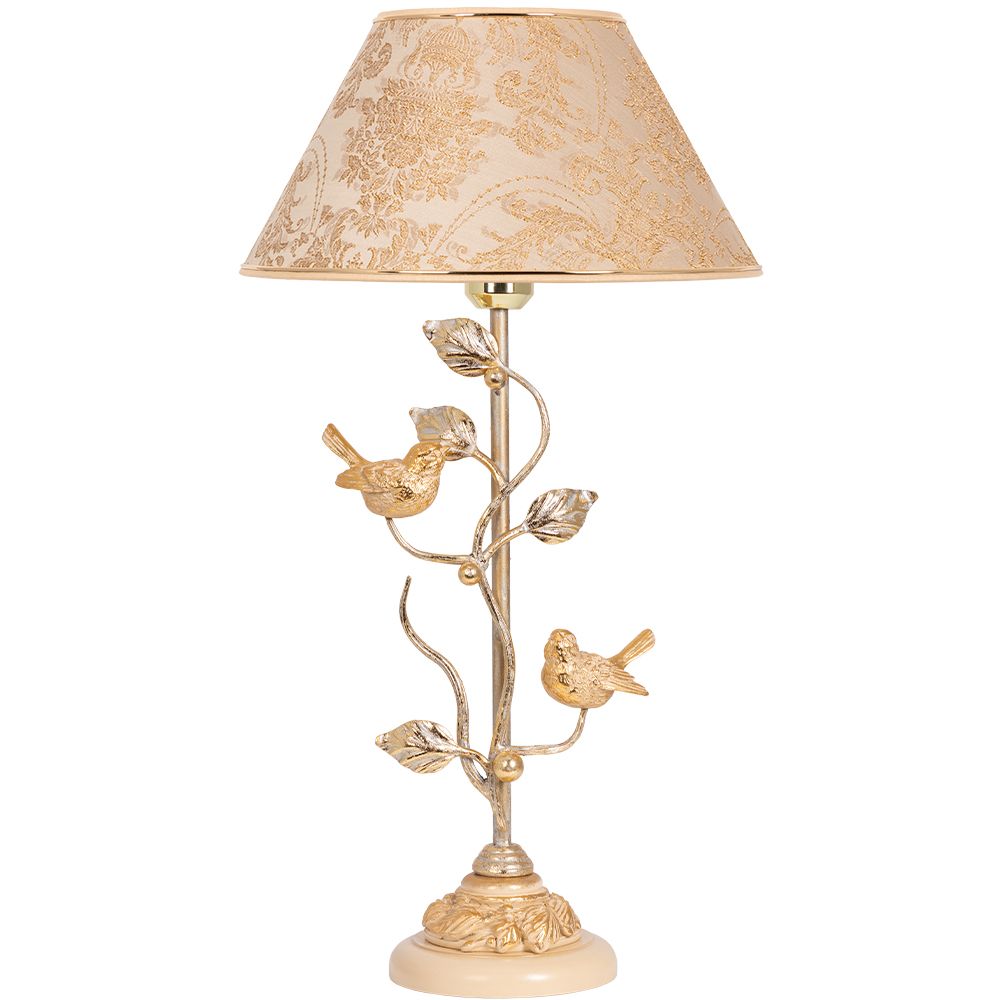 Настольная лампа Терра Spring Айвори с абажуром №38 Антиквайт