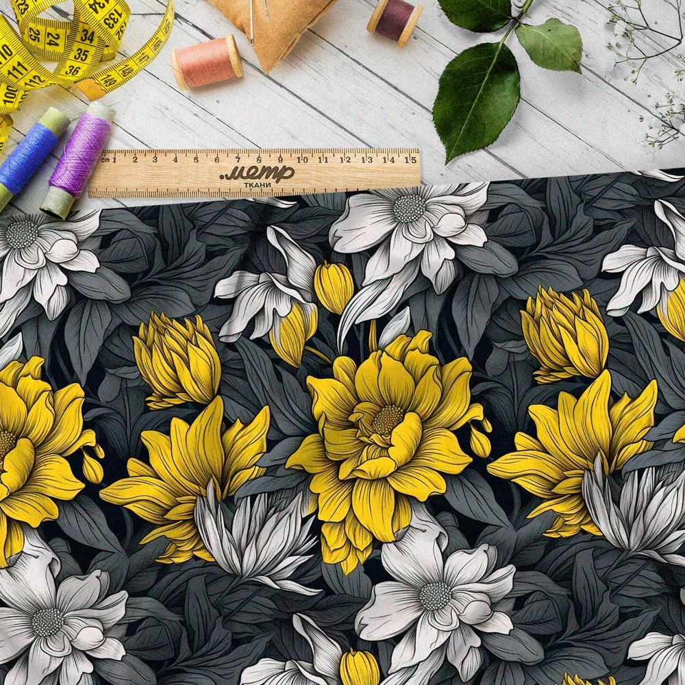 Ткань Ниагара Софт ожившая гравюра