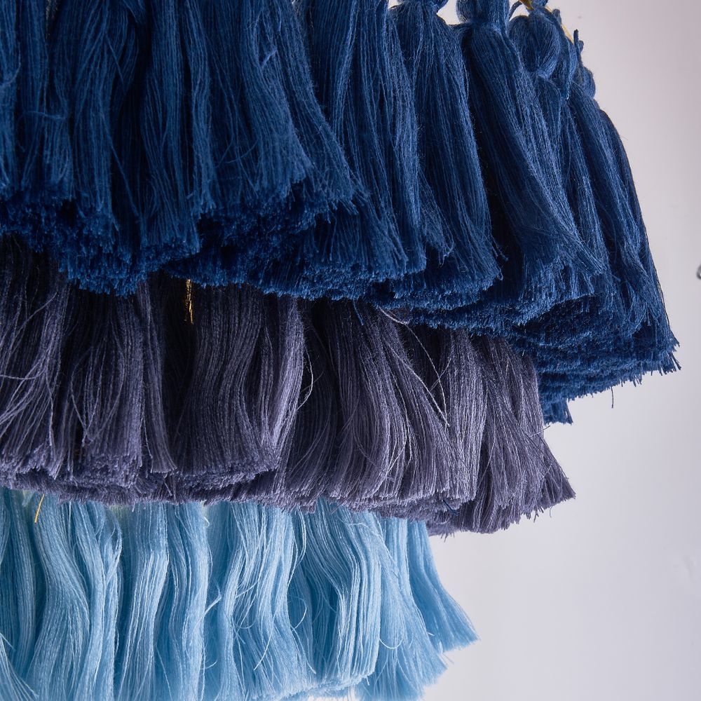 Подвесная Люстра Tassel Синий By Imperiumloft