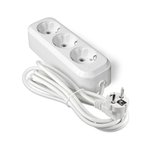 Удлинитель бытовой 3 гн, 5 м, ПВС, 3х0.75 мм2, с/з, UNIVersal, У10, 554-05