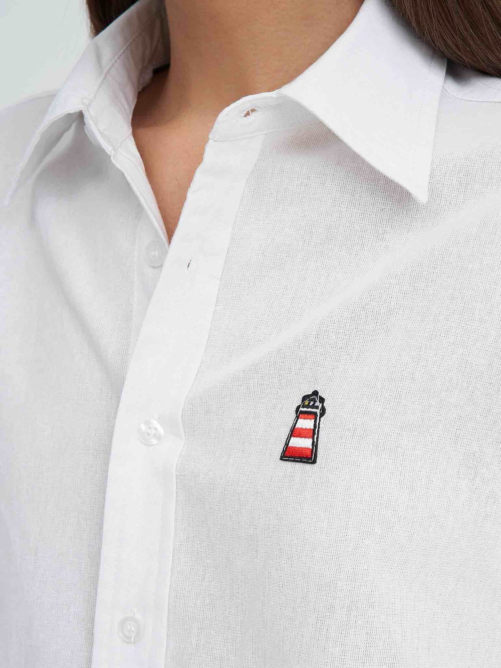 Рубашка Kefirmaykifer Тонкая белая