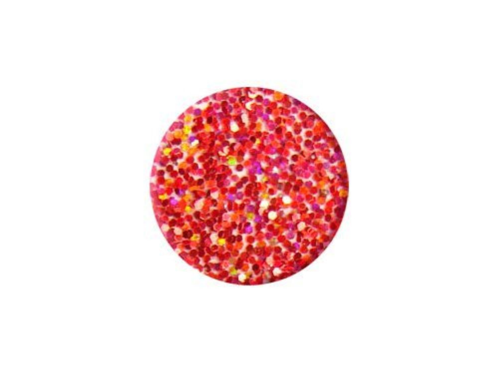 Блестки для дизайна ногтей, красные