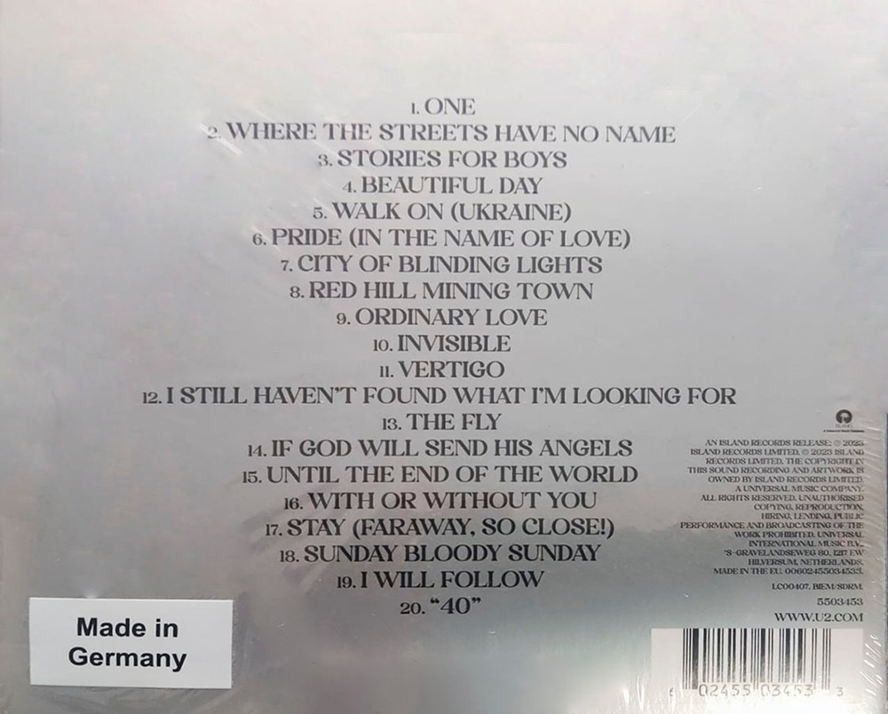 U2 / Songs Of Surrender (Deluxe Edition)(CD)