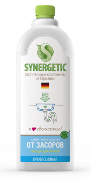 Средство от засоров Synergetic 1 л