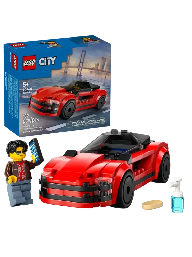 Конструктор LEGO Сity 60448 Красный спортивный автомобиль