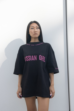 Футболка unisex RUSSIAN GIRL: BEAUTIFUL, KIND, INDEPENDENT