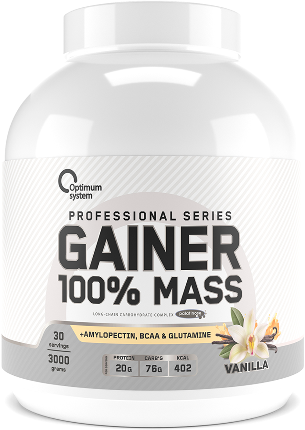 Гейнер Optimum System 100% MASS GAINER 3000 г
