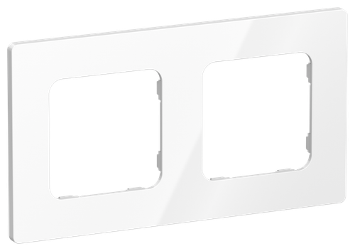 FLITE Рамка 2-местная РУ-2-К-ФлБ белый IEK
