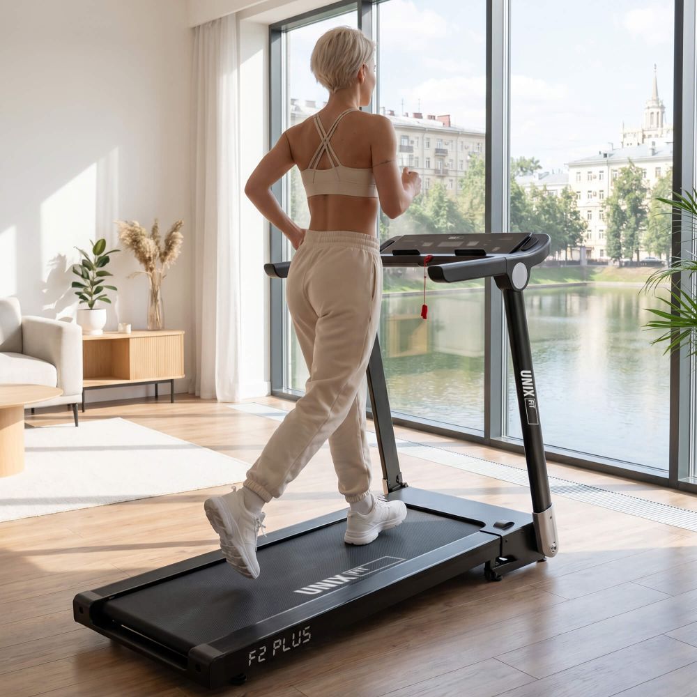 Беговая дорожка UNIX Fit Hi-tech F2 Плюс / Plus тёмная буря