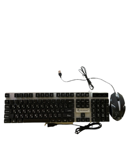 Набор игровой 2 в 1 клавиатура + мышь RGB KT288