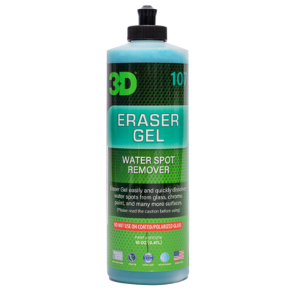 3D Eraser Water Spot Remover, 0.48л (Гель для удаления пятен воды и водного камня)