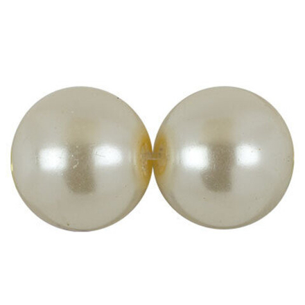 Бусина стеклянная "Zlatka" №03, 8 мм  52 шт на нити, стекло