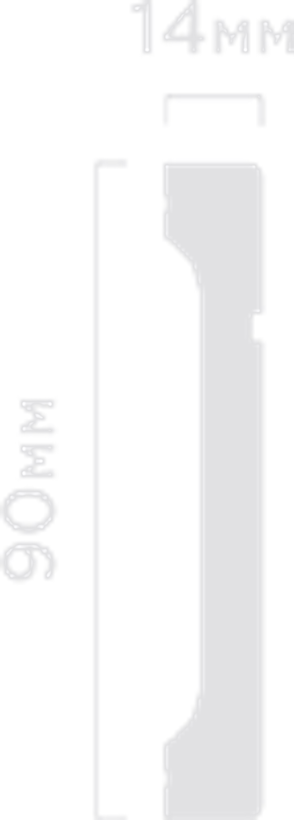 Плинтус HiWood, 90x14 мм