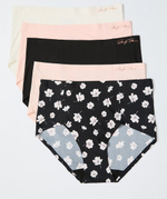 Набор из 5 бесшовных трусиков (Размер: M) (Цвет: разноцветный)