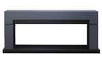 Каминокомплект Lindos Graphite Grey (линейный) с очагом Vision 60 LOG LED