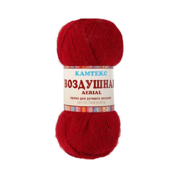 Пряжа Камтекс Воздушная / уп.5 мот. по 100 г, 370 м, цв.091 вишня