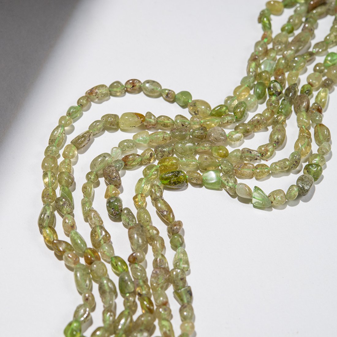 Хризолит (перидот) натуральный, фриформ, 5-12мм