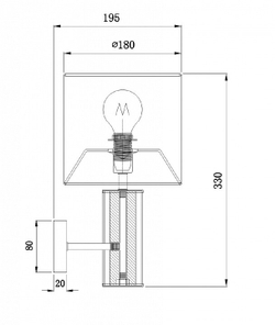Бра Maytoni ARM526WL-01GR
