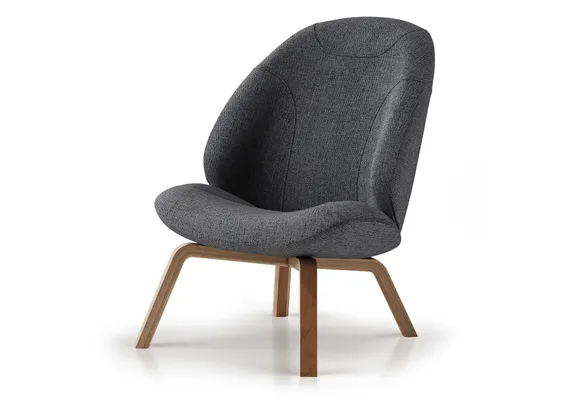 Кресло Ellipse E8.1 (серый, рогожка)